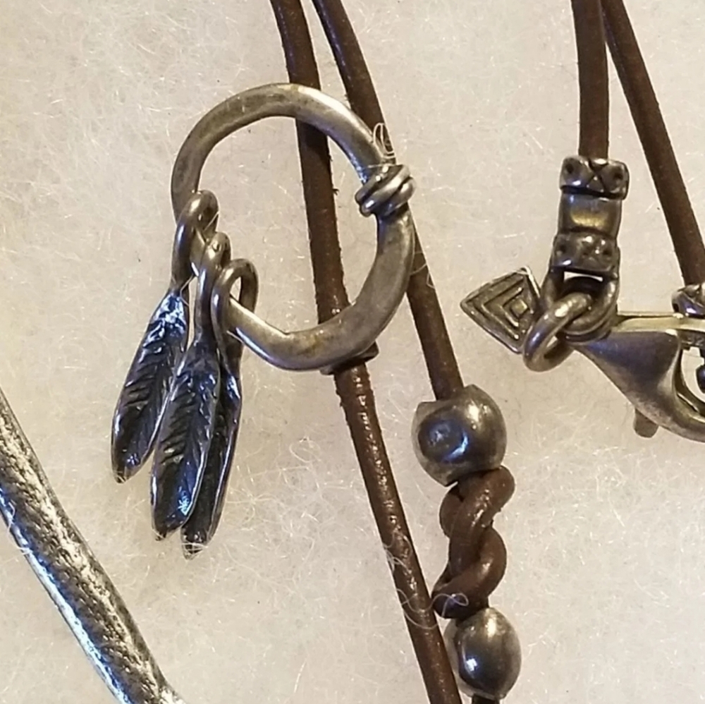 Silpada Sterling Leather Necklace - Picture 7 of 11